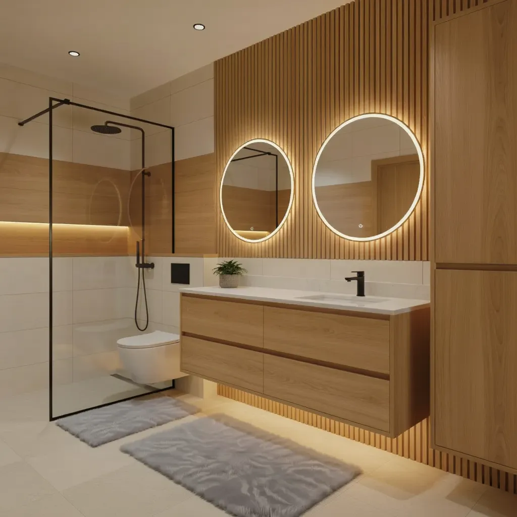 Derya Home Luna Rabbit Fur Look Ultra Soft 2-Piece Bath Set - Grey 80 x 50 cm